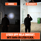 GlowMate 230° LED-pannlampa